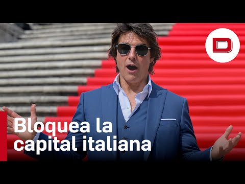 El poder de Tom Cruise para paralizar el centro de Roma