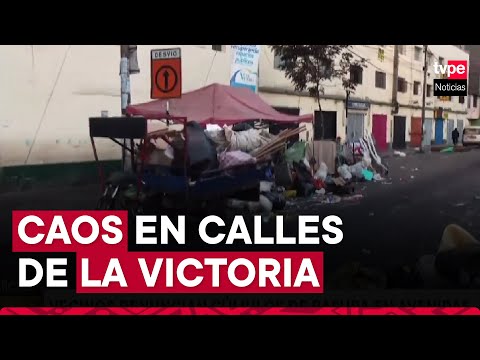La Victoria: vecinos denuncian cúmulos de basura en el jirón Huánuco debido a recicladores