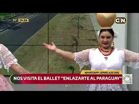 Nos visitó el Ballet Enlazarte al Paraguay