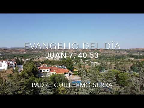 ? EVANGELIO de HOY 2 de ABRIL  PADRE GUILLERMO SERRA   JUAN 7, 40-53