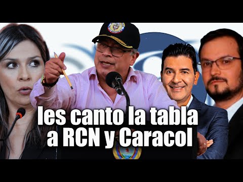 ¡Escándalo Mediático en Colombia! Petro Denuncia Manipulación de RCN y Caracol