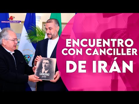 Presidente de la Asamblea Nacional de Nicaragua sostiene encuentro con Canciller de Irán