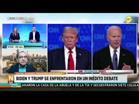 Debate Biden-Trump: charlamos con Rafael Navarro, periodista en Atlanta ?N8:00? 28-06-24