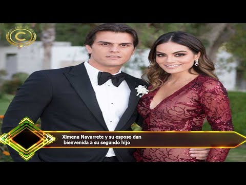 Ximena Navarrete y su esposo dan  bienvenida a su segundo hijo