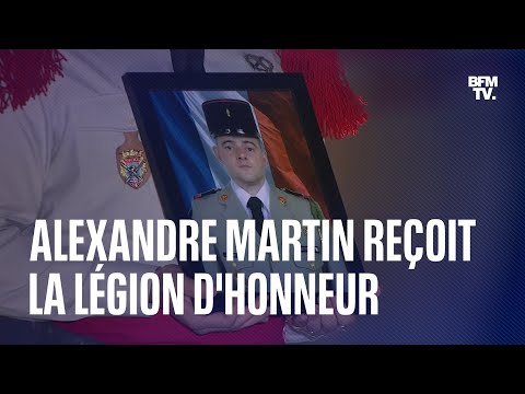 Hommage à Alexandre Martin: le brigadier-chef reçoit la Légion d’honneur à titre posthume