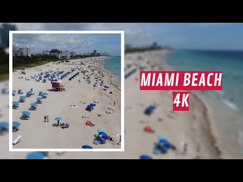 Miami Beach en 4K: Agua cristalina y arena fina