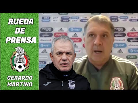 Tata Martino reacciona a los elogios del Vasco Aguirre previo al México vs Japón | Rueda de prensa