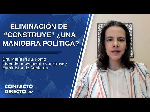 Entrevista con María Paula Romo - Líder del movimiento Construye | Contacto Directo | Ecuavisa