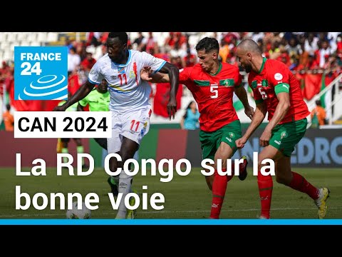 CAN 2024 : La RD Congo sur la bonne voie après son nul face au Maroc • FRANCE 24