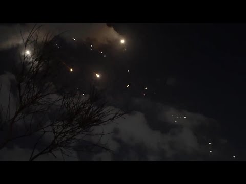 Incoming projectiles intercepted over Jerusalem