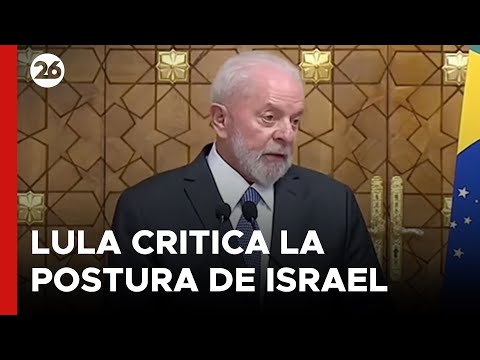 EGIPTO | Lula critica la postura de Israel durante el conflicto en Gaza