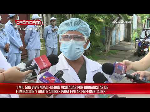 Jornada de fumigación efectiva en viviendas del barrio Bóer – Nicaragua