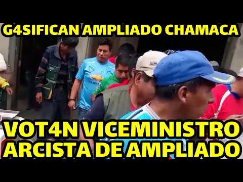 AMPLIADO DE LA FEDERACIÓN CHAMACA FUE G4SIFICADO DESPUES QUE VOT4RON VICEMINISTRO DE COC4