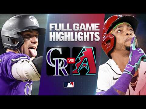 콜로라도 로키스 vs 애리조나 다이아몬드백스: 공식 풀 경기 하이라이트 (8월 12) | 2026 MLB 시즌