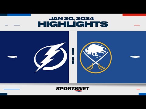 NHL Highlights | Lightning vs. Sabres - January 20th, 2024