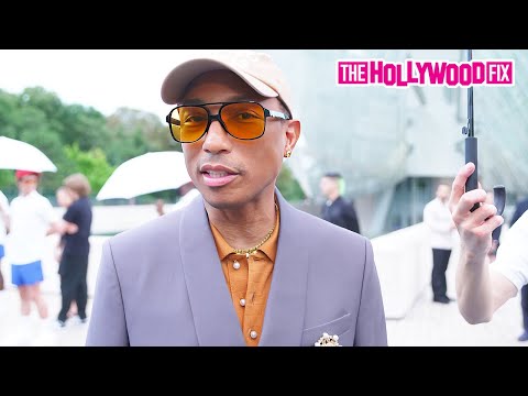 Pharrell Williams Speaks On The Olympics At Louis Vuitton's 'Prelude To The Olympics' Event In Paris