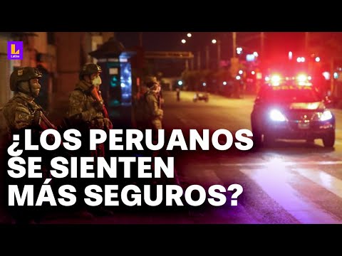¿Los peruanos se sienten más seguros con el estado de emergencia?