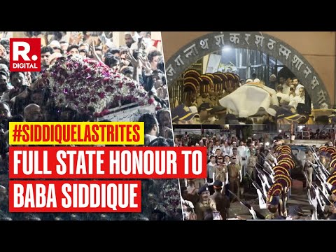 Baba Siddique Laid To Rest With Full State Honour At Bada Qabrastan In Mumbai