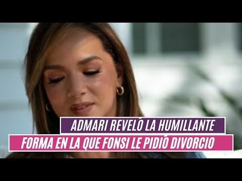 ADAMARI LÓPEZ  revelo? la humillante forma en que LUIS FONSI le pidio? el divorcio