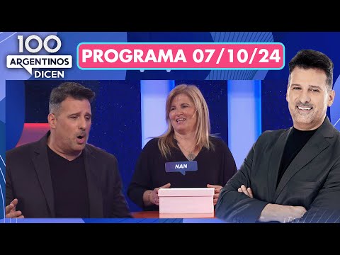 100 argentinos dicen - Programa 07/10/24