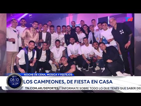 Y LEO AL FINAL, ¡BAILÓ!: LOS CAMPEONES DE FIESTA EN CASA