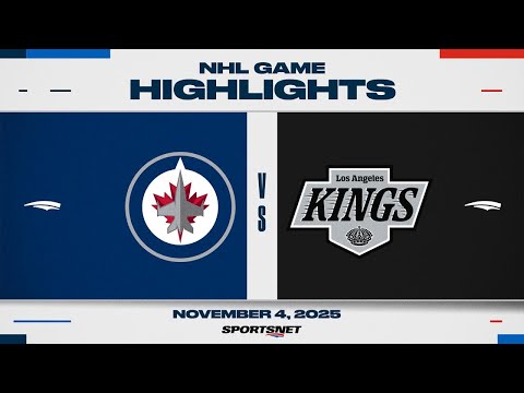 NHL Highlights | Jets vs. Kings - November 4, 2025