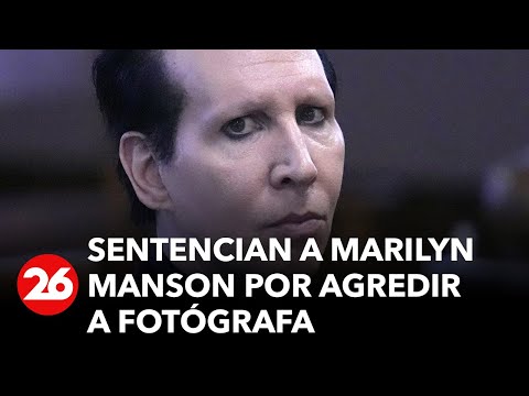 EEUU | Sentencian al cantante Marilyn Manson por agredir a fotógrafa