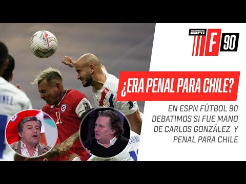 Debate PICANTE en ESPN Fútbol 90: ¿Era mano y penal para Chile