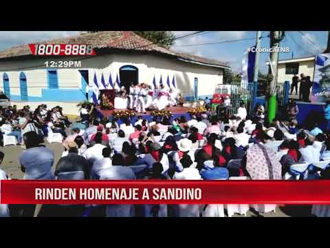 Nicaragua rinde homenaje al 86 aniversario de paso a la inmortalidad de Sandino