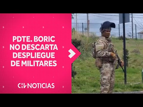 REACCIONES tras declaraciones de Gabriel Boric sobre despliegue de militares por seguridad