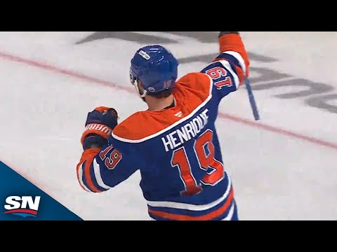 Adam Henrique Finds The Puck In The Slot As Oilers Strike First Again