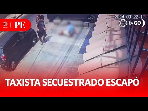 Capturan a captores de taxista que logró escapar | Primera Edición | Noticias Perú