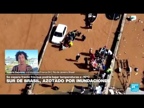 Informe desde Río de Janeiro: unas 100 personas desaparecidas por inundaciones en el sur de Brasil