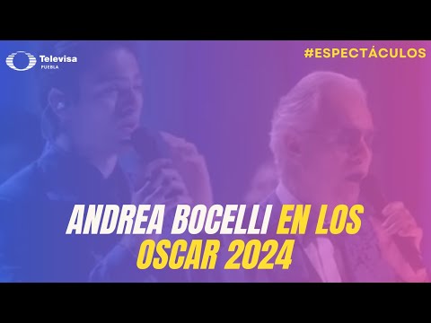 Andrea Bocelli en los Oscar 2024