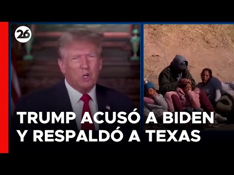 EEUU | Trump acusó a Biden de entregar la frontera
