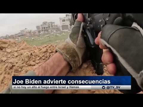 Joe Biden advierte consecuencias si no hay un alto al fuego entre Israel y Hamas