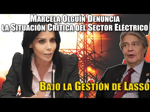 Marcela Olguín Denuncia la Situación Crítica del Sector Eléctrico Bajo la Gestión de Lasso