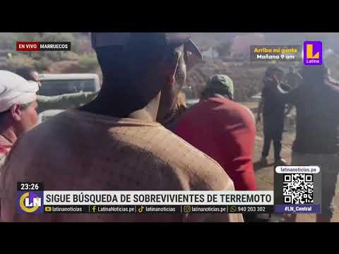 Rescatistas continúan buscando a sobrevivientes de terremoto en Marruecos