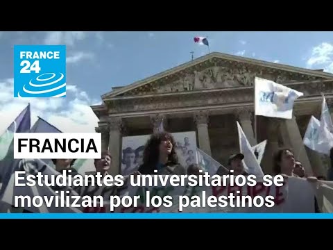 Francia: estudiantes universitarios de París se movilizan en solidaridad con los palestinos