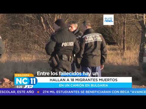 18 migrantes murieron asfixiados en un camión en Bulgaria