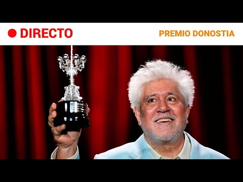 PREMIO DONOSTIA: PEDRO ALMODÓVAR RECIBE EL GALARDÓN del FESTIVAL DE SAN SEBATIÁN