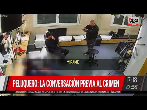 Asesinato del peluquero: la conversación previa al asesinato de Gabriel Medina