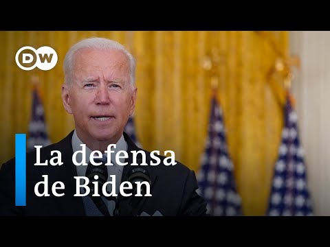 Biden defiende retiro de tropas de Afganistán