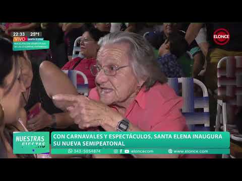 Santa Elena inaugura su nueva semipeatonal: más testimonios