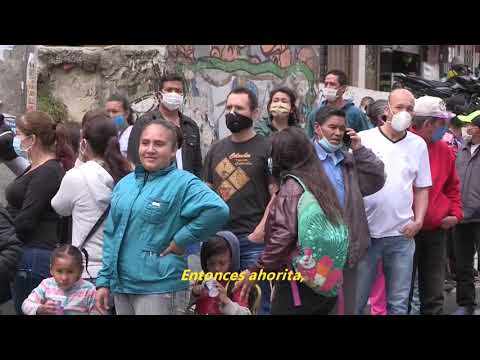 Bloqueos y trapos rojos, los símbolos del hambre en Colombia
