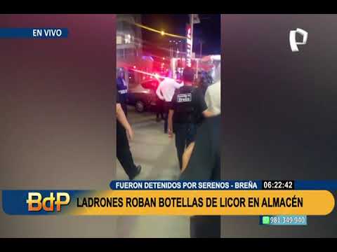 Delincuencia imparable en Breña: capturan a dos sujetos que ingresaron a robar a Metro (2/2)