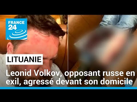 Leonid Volkov, proche de Navalny en exil, agressé devant son domicile en Lituanie • FRANCE 24