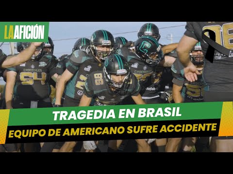 Se accidenta autobús que transportaba a equipo de futbol americano en Brasil; hay 3 fallecidos