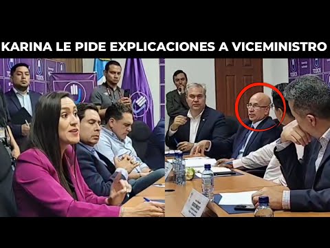 KARINA PAZ CONFRONTA A LAS AUTORIDADES DEL MINISTERIO DE CULTURA Y DEPORTES, GUATEMALA