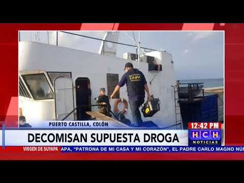 Incautan droga caleteada dentro de embarcación en Puerto Castilla,Colón